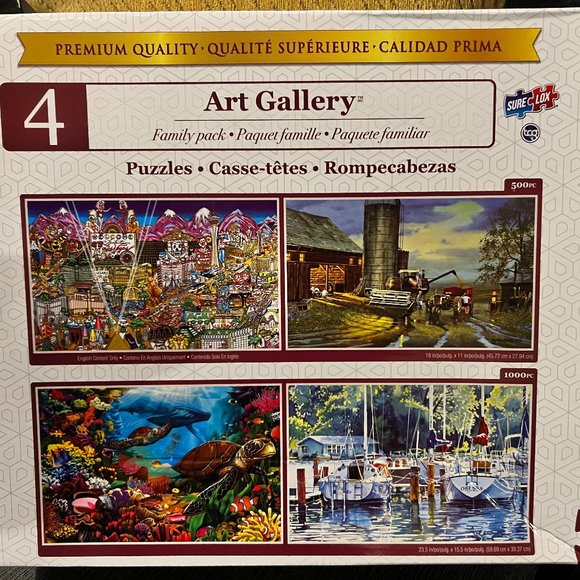 12 puzzles: 100 - 100 pieces - Picture 2 of 3